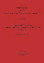 Projections onto translation-invariant subspaces of Lp(G)