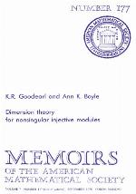 Dimension theory for nonsingular injective modules (Memoirs of the American Mathematical Society ; no. 177)