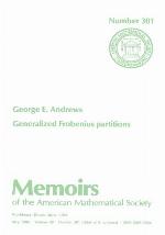 Generalized Forbenius Partitions (Memoirs of the American Mathematical Society)