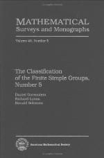The Classification of the Finite Simple Groups