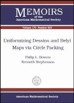 Uniformizing Dessins And Belyڷi Maps Via Circle Packing