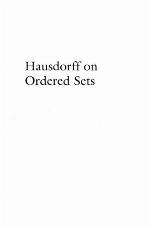 Hausdorff on Ordered Sets