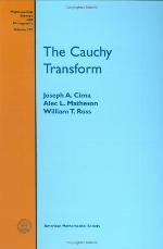 The Cauchy Transform