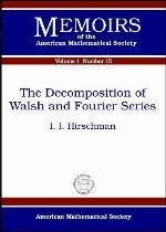 The decomposition of Walsh and Fourier series