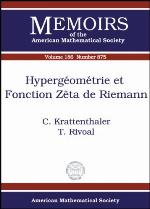 Hypergomtrie Et Fonction Zta de Riemann