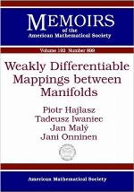 Weakly Differentiable Mappings Between Manifolds