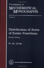 Distribution of Zeros of Entire Functions