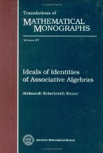 Ideals of Identities of Associative Algebras