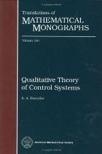 Qualitative Theory of Control Systems
