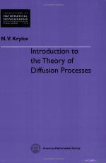 Introduction to the Theory of Diffusion Processes. (Translations of Mathematical Monographs, ISSN 0065- 9282; V. 142)