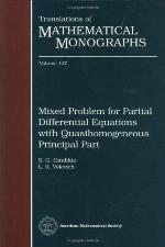 Mixed Problem For Partial Differential Equations With Quasihomogeneous Principal Part