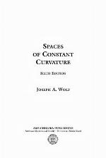 Spaces of Constant Curvature