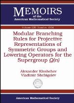 Modular Branching Rules for Projective Representations of Symmetric Groups and Lowering Operators for the Supergroup Q(n)