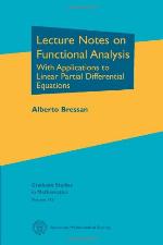Lecture Notes on Functional Analysis with Applications to Linear Partial Differential Equations