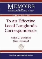 To an Effective Local Langlands Correspondence (Memoirs of the American Mathematical Society)