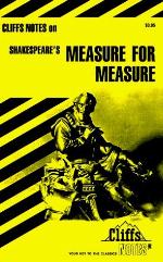 Measure for Measure (Cliffs Notes)