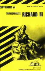 Shakespeare's Richard III (Cliffs Notes)
