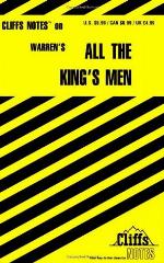 Cliffs notes on Warren's All the King's Men