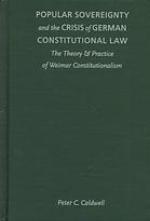 Popular Sovereignty and the Crisis of German Constitutional Law