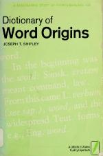 Dictionary of Word Origins