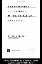 Chemometric Techniques for Quantitative Analysis