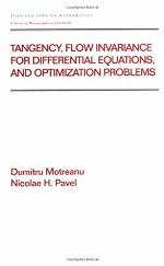 Tangency, Flow Invariance for Differential Equations, and Optimization Problems