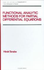Functional Analytic Methods for Partial Differential Equations