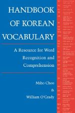 Handbook of Korean Vocabulary