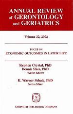 Annual Review of Gerontology and Geriatrics, Volume 22, 2002