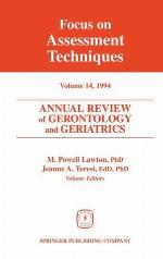 Annual Review of Gerontology and Geriatrics, Volume 14, 1994
