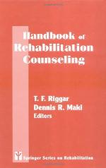 Handbook of Rehabilitation Counseling