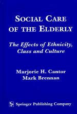 Social Care of the Elderly