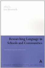 Researching Language in Schools and Communities