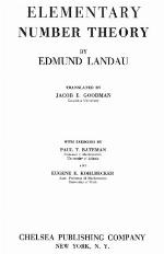 Elementary Number Theory