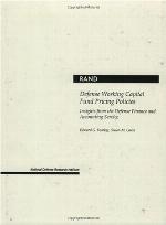 Defense Working Capital Fund Pricing Policies