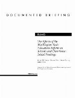 The effects of the Washington State education reform on schools and classrooms : initial findings
