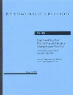 Implementing Best Purchasing and Supply Management Practices