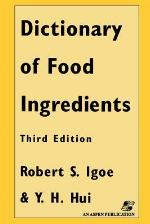Dictionary of Food and Ingredients