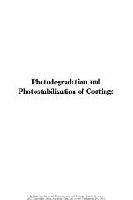 Photodegradation and photostabilization of coatings