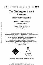 The Challenge of d and f electrons : theory and computation