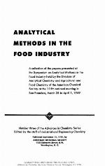 Analytical Methods In The Food Industry.