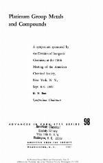 Platinum Group Metals and Compounds