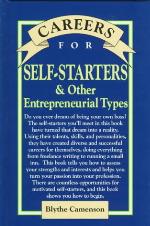 Careers for Self-Starters &amp; Other Entrepreneurial Types