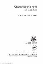 Chemical Finishing of Textiles