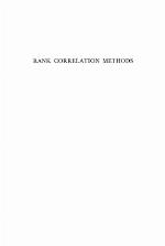 Rank Correlation Methods