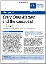 Every Child Matters and the Concept of Education
