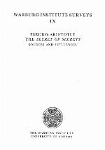 Pseudo-Aristotle, the Secret of Secrets