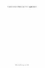 Functional Nanofibres and Their Applications