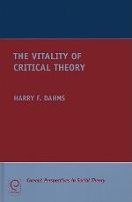 The Vitality of Critical Theory