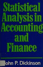Statistical analysis for accounting and finance